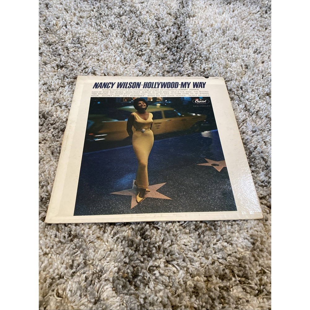 Nancy Wilson‎ Hollywood My Way Capitol Record LP Vintage